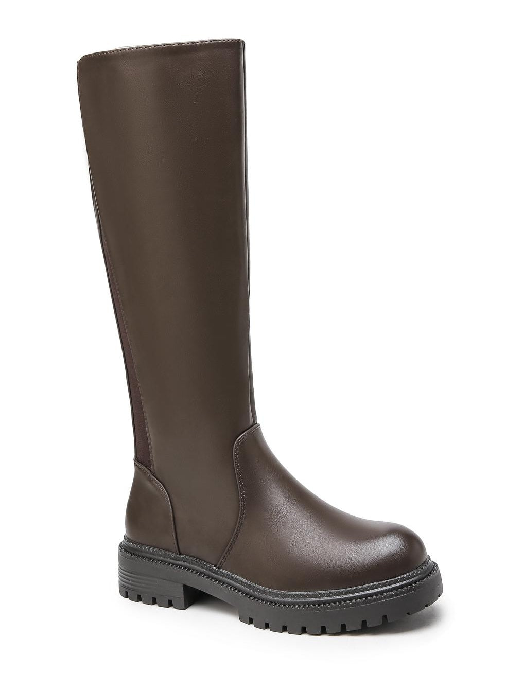 Mina - Lange støvler med elastik i skaftet